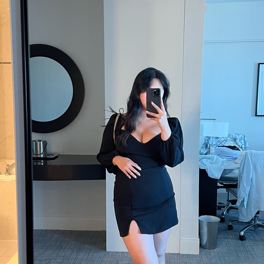 Aritzia Novella Dress Black 8